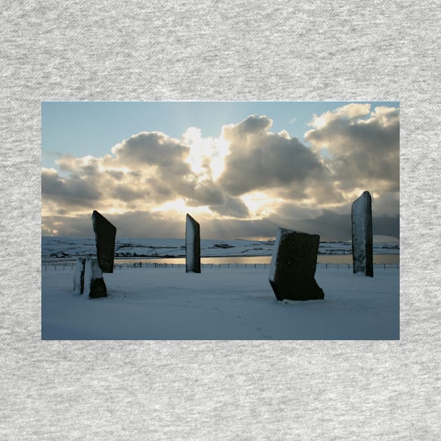 Stenness in snow by orcadia